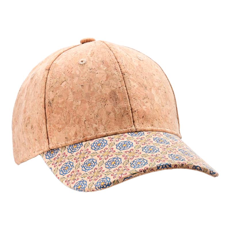 Retro tištěný korkový klobouk Fedora